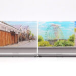 京阪本線水彩画台座_台座のみ