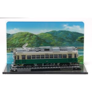 【3Dアクデン】嵐電・台座セット　モボ301＋風景（渡月橋）台座